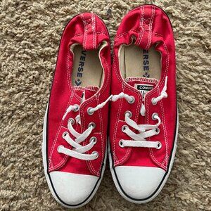 Classic Red Converse Shoreline shoes